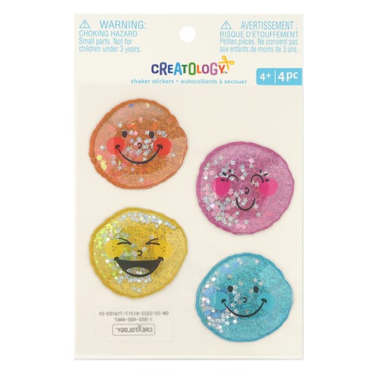 Smiley Face Shaker Stickers by Creatology&#x2122;